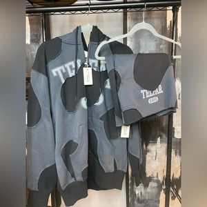 Telfar Camo Short Set with Hoodie